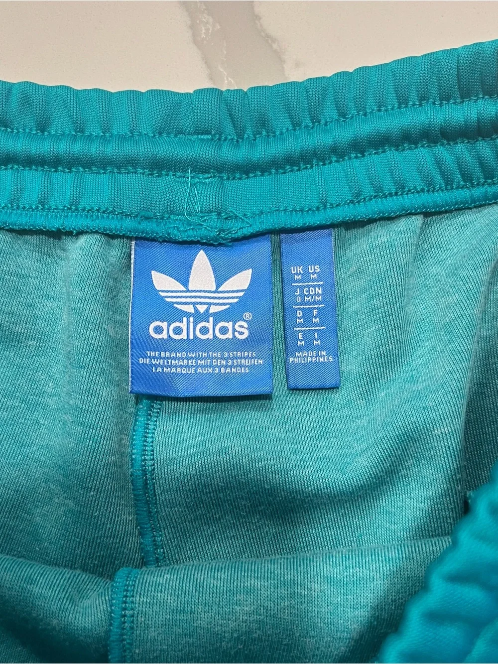MENS ADIDAS Teal Track Pants - Size M